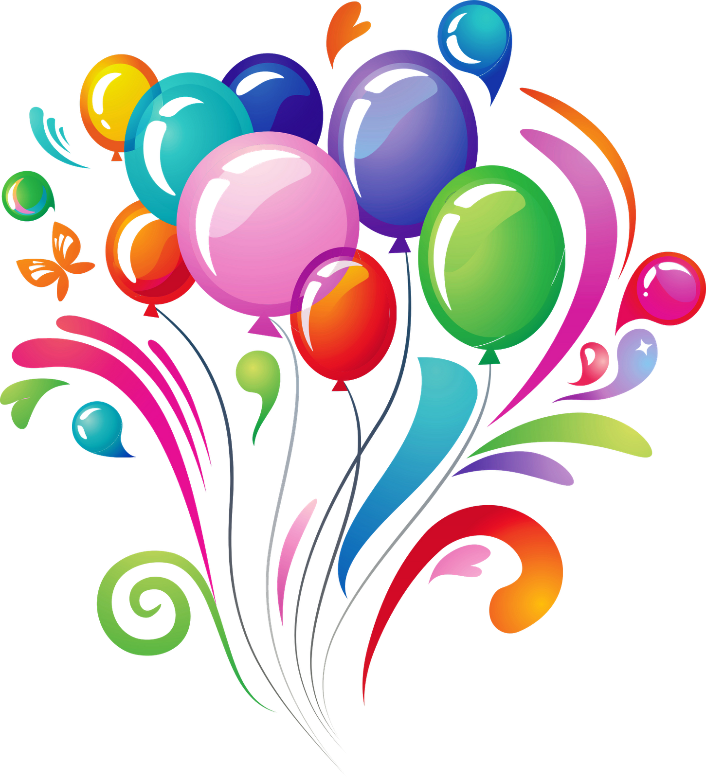 Balloon Birthday Decoration Transparent Free PNG