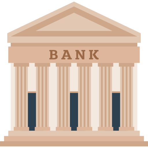 Bank Icon Background PNG Image