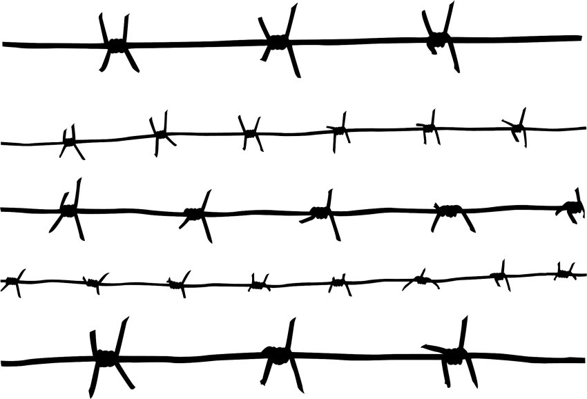 Barbwire Wire Frame PNG Clipart Background