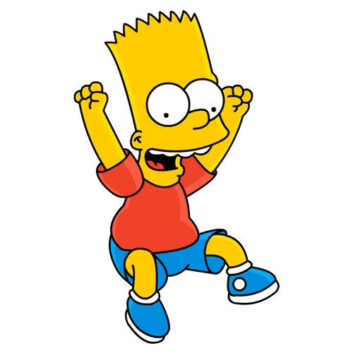 Bart Simpson Cartoon Transparent File