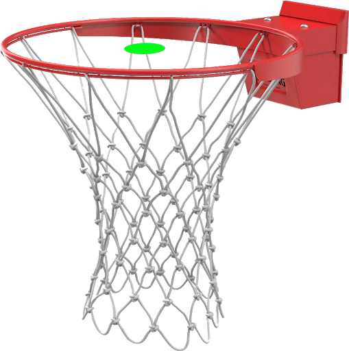 Basketball Ring Red PNG