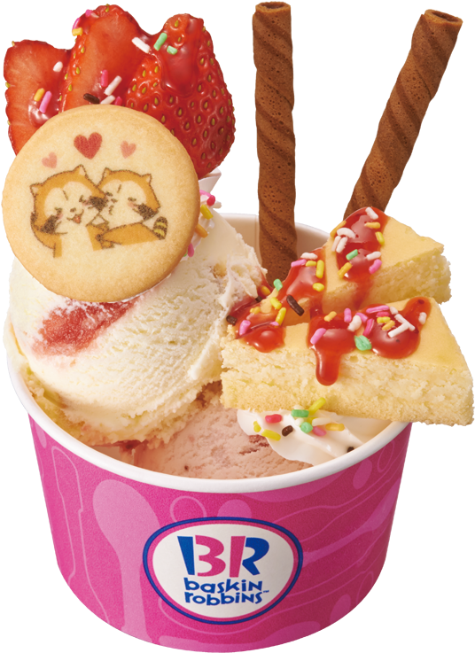 Baskin Robbin Ice Cream PNG Clipart Background