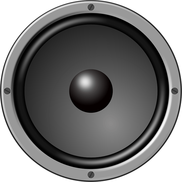 Bass Audio Speakers Clipart PNG