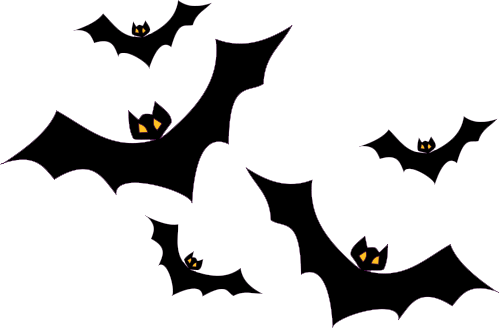 Bat Flying Collection PNG