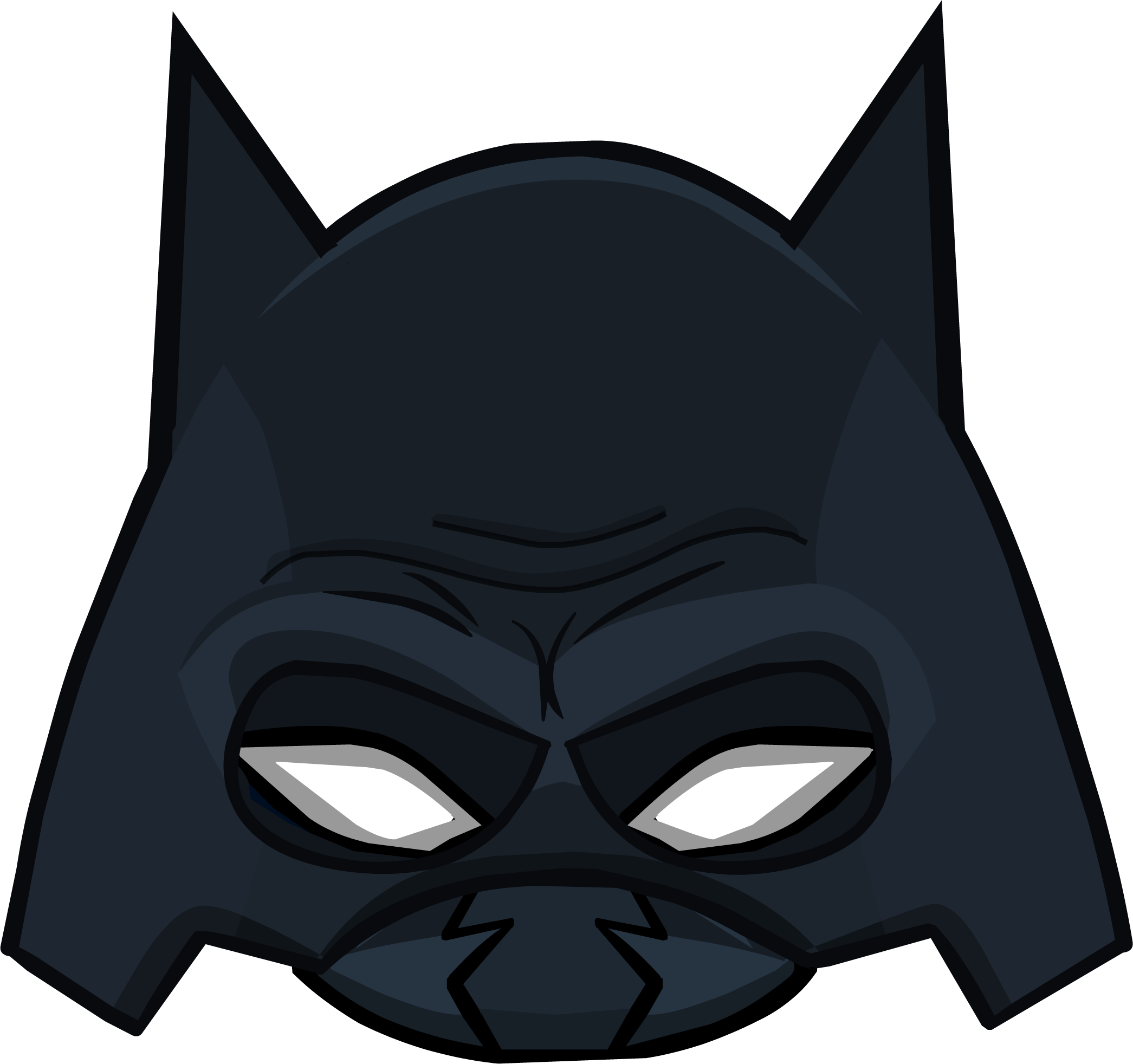 Batman Mask Background PNG Image