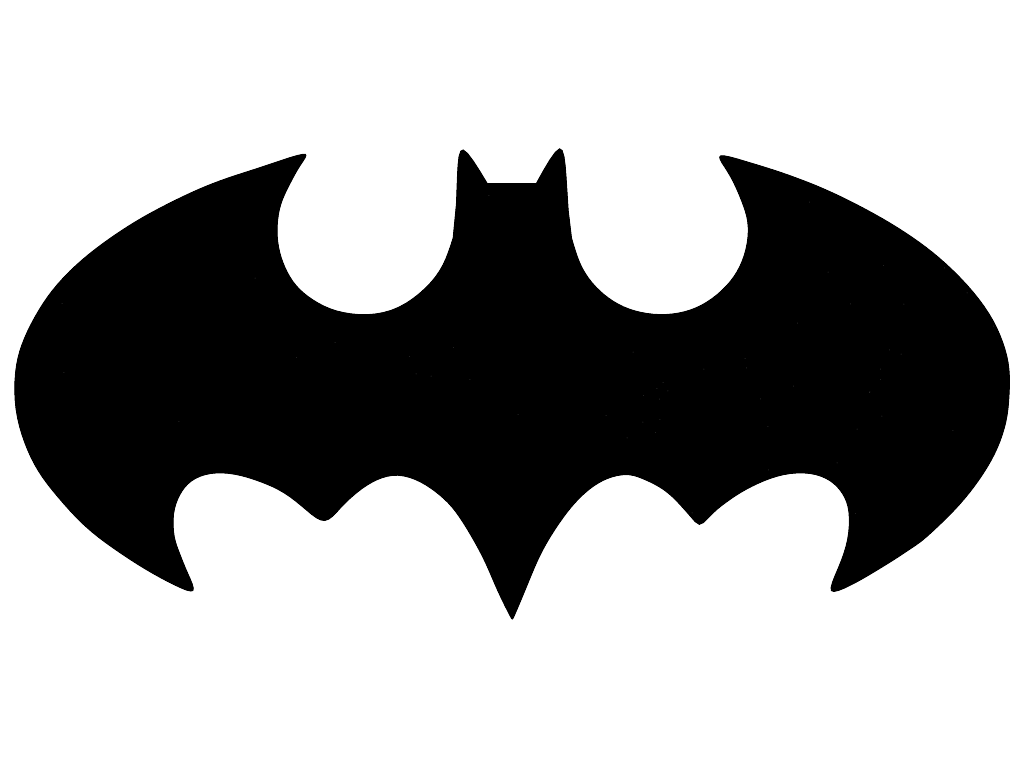 Batman Silhouette Icon Transparent PNG