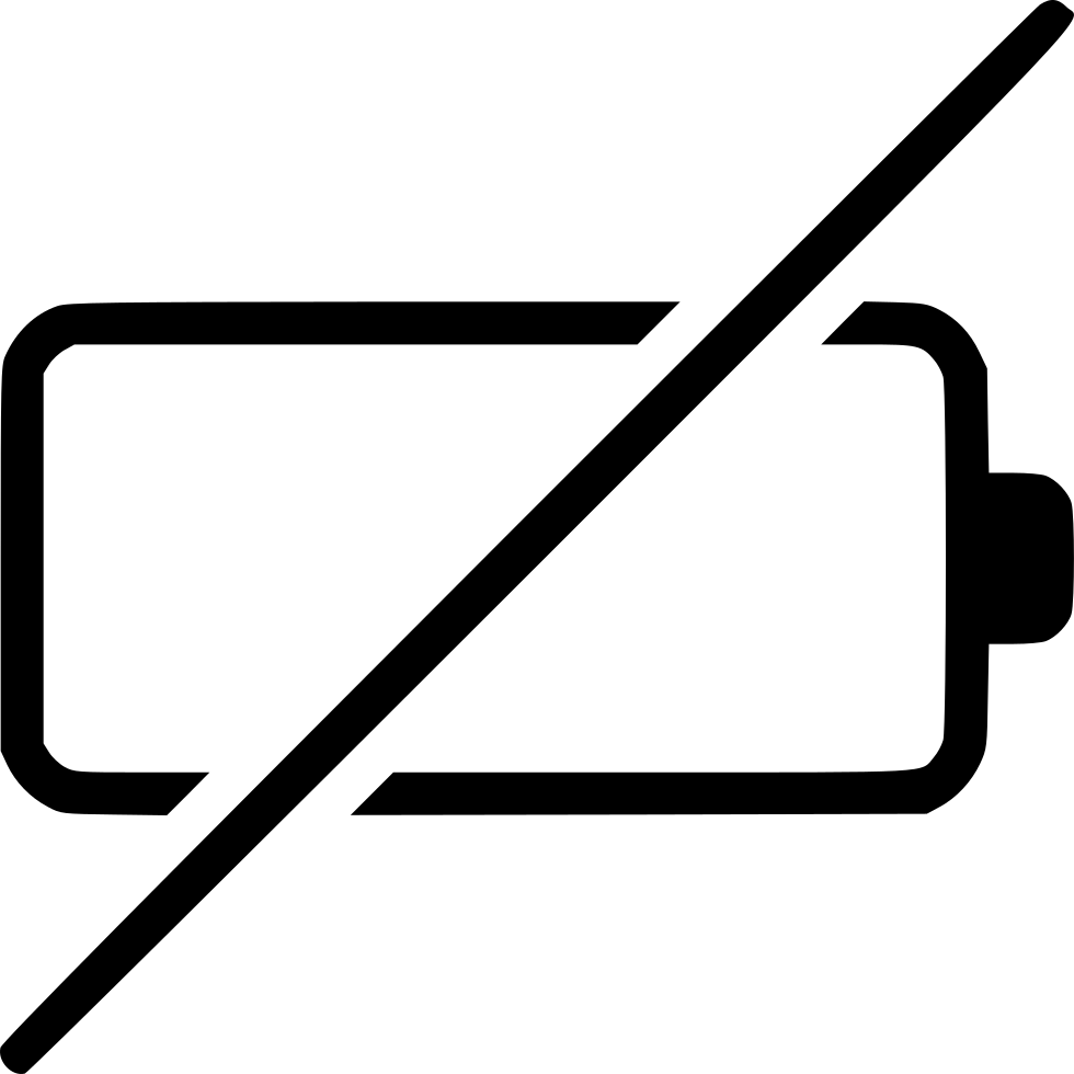 Battery Black Icon Transparent PNG