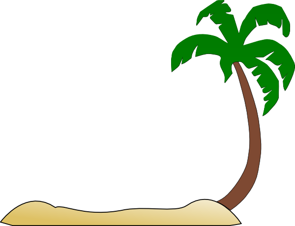 Beach Coconut Tree Vector PNG HD Quality