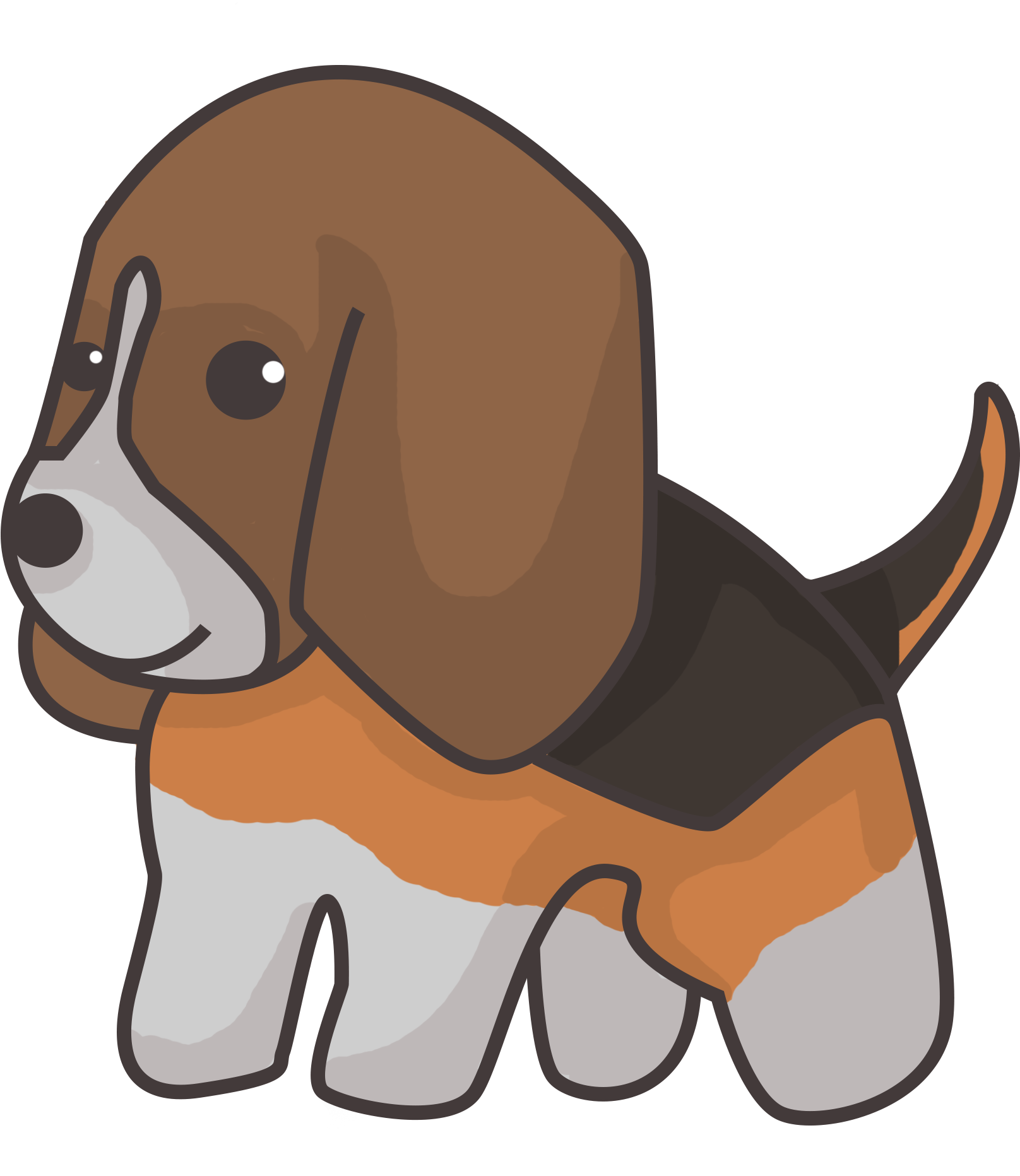 Beagle Vector Transparent Background