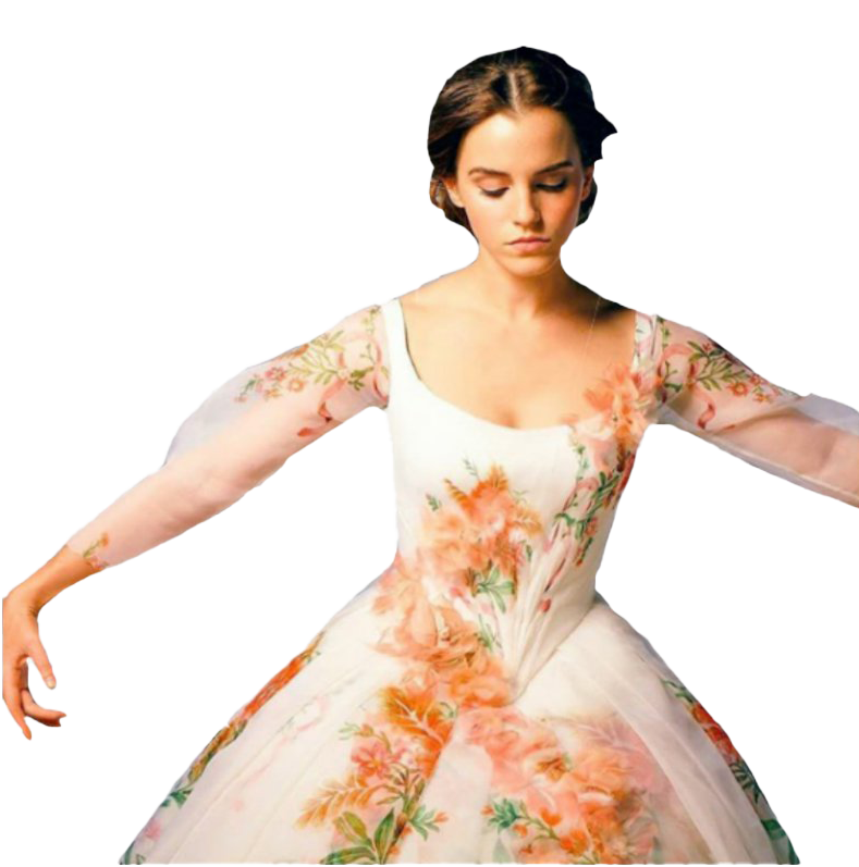 Beauty And The Beast Emma Watson Dancing Transparent PNG