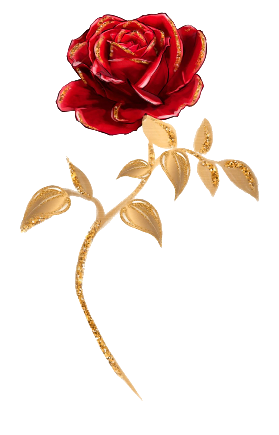 Beauty And The Beast Rose Transparent PNG
