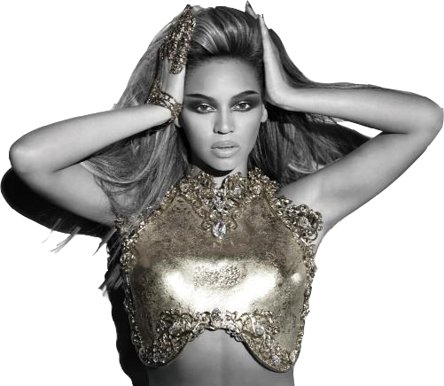Beyonce Singer Transparent Background