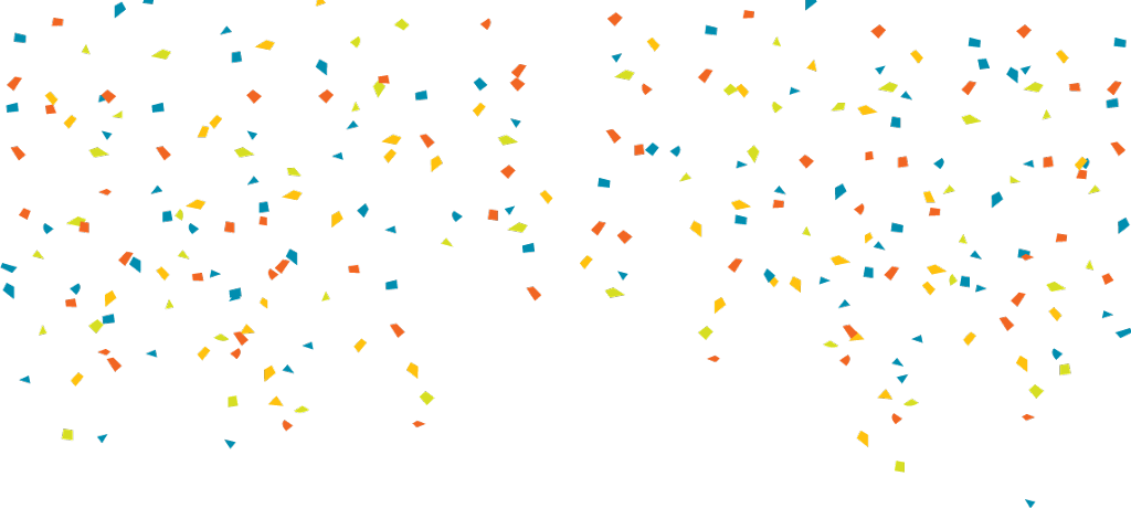 Birthday Confetti Background PNG Image