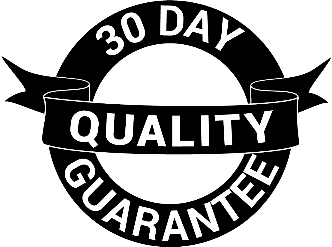 Black 30 Day Guarantee Clipart Transparent PNG