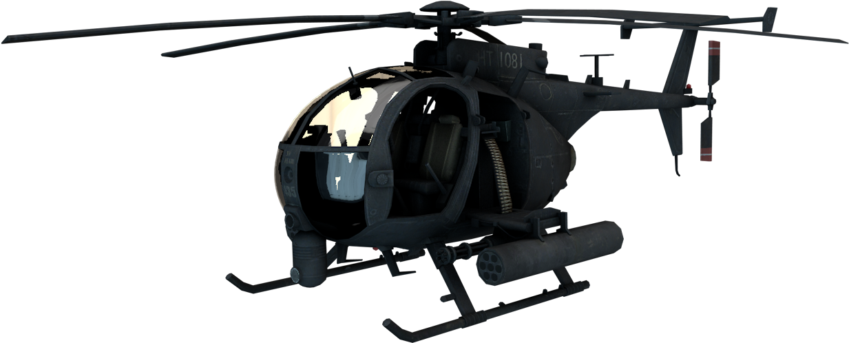 Black Army Helicopter PNG HD Quality