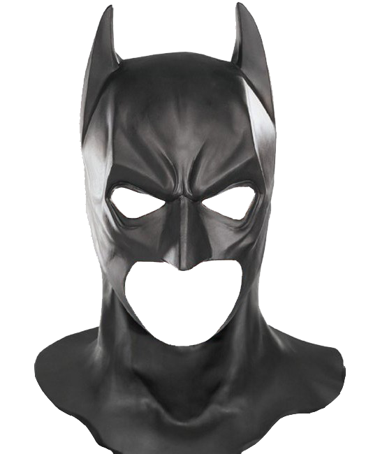 Black Batman Mask Transparent Background