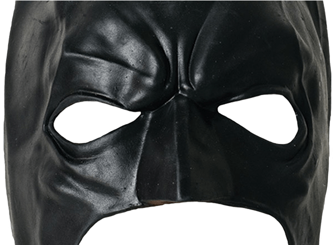 Black Batman Mask Transparent File