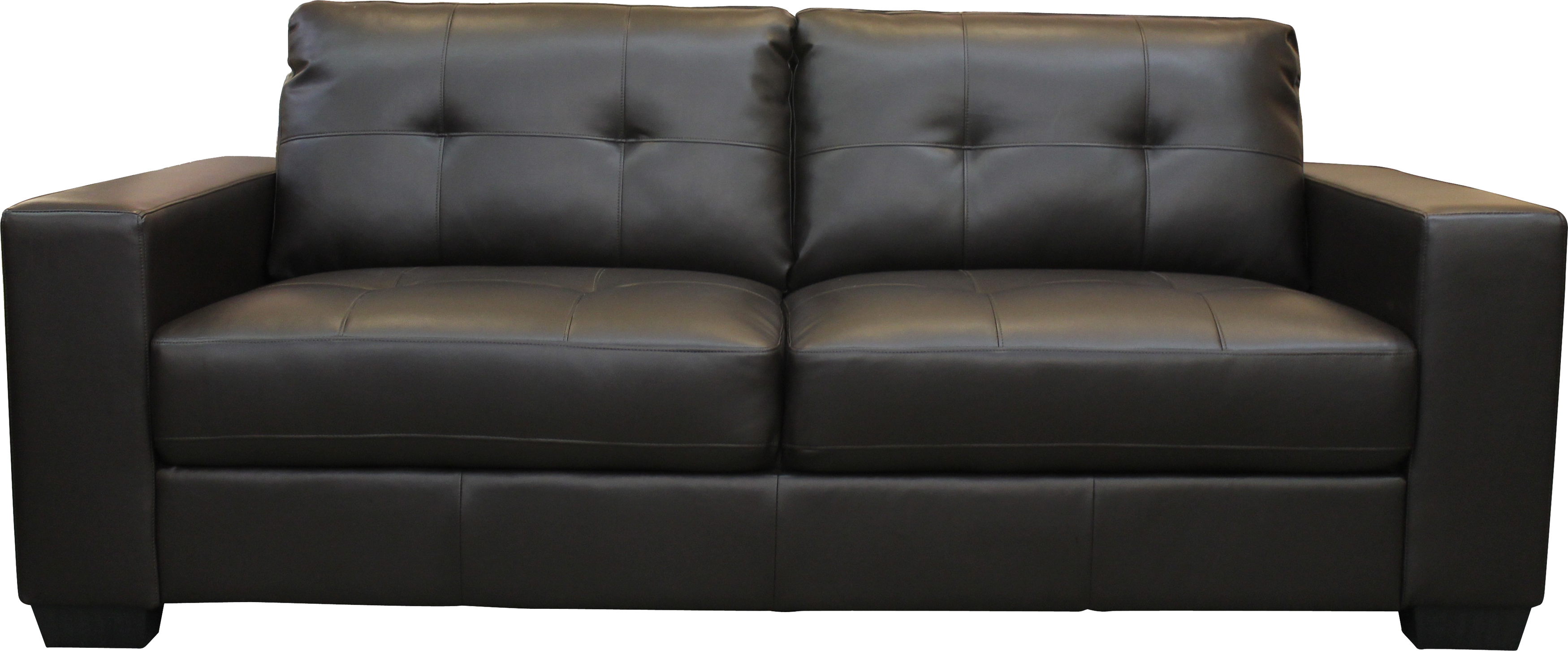 Black Couch PNG HD Quality
