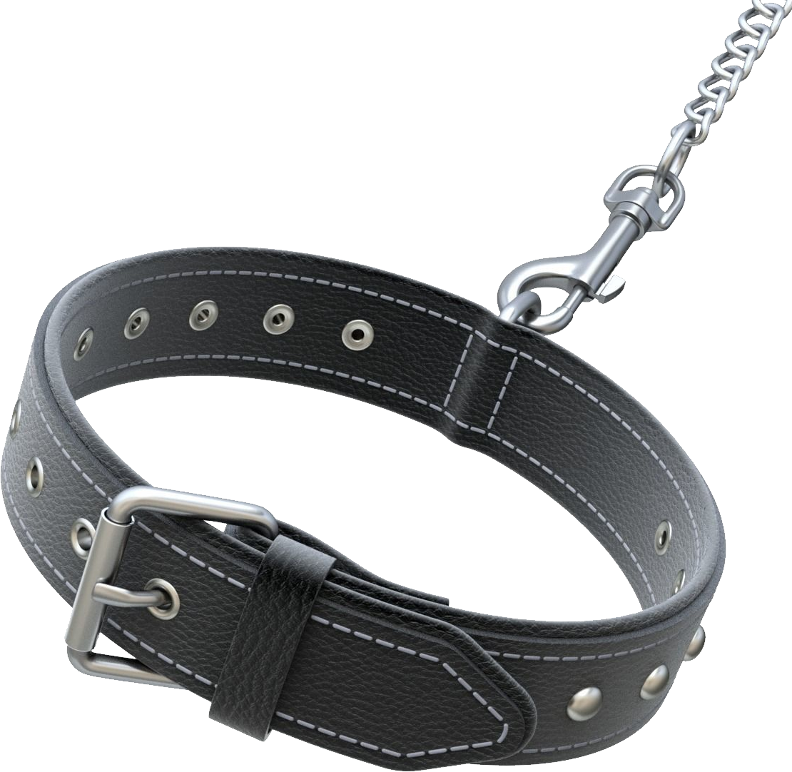 Black Dog Collar PNG