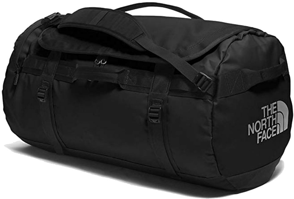 Black Duffel Bag Background PNG Image