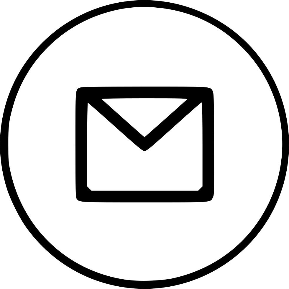Black Email PNG HD Quality