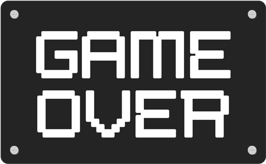 Game Over PNG Images Transparent Background | PNG Play