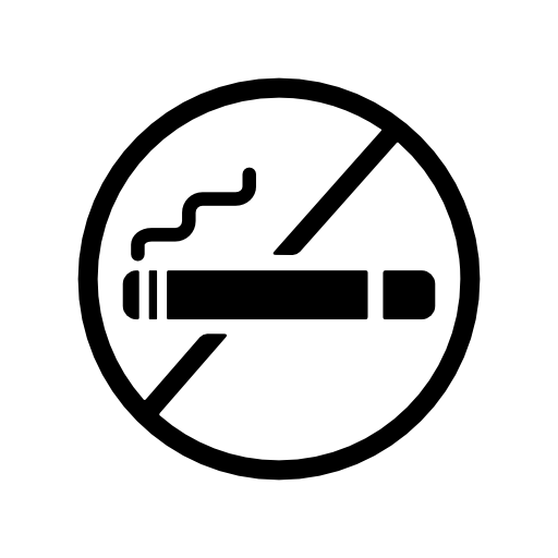 Black No Smoking Icon Transparent PNG
