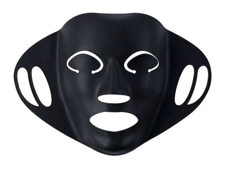 Black Unique 3D Mask Transparent PNG