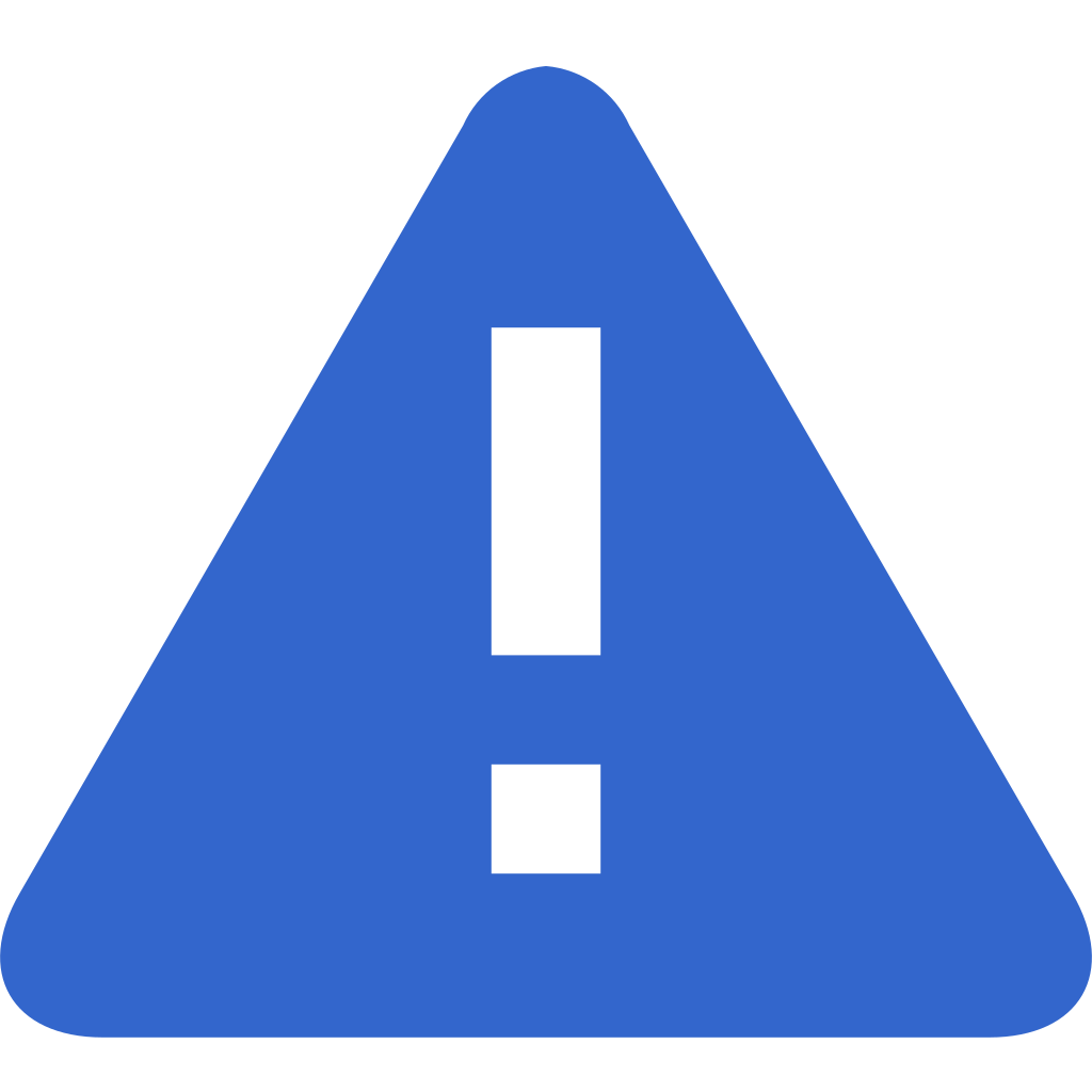 Blue Alert Icon Transparent PNG