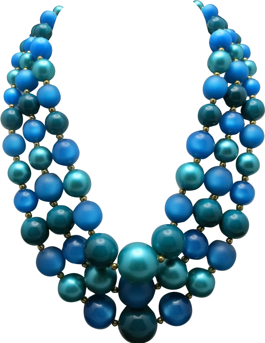 Blue Beads PNG HD Quality