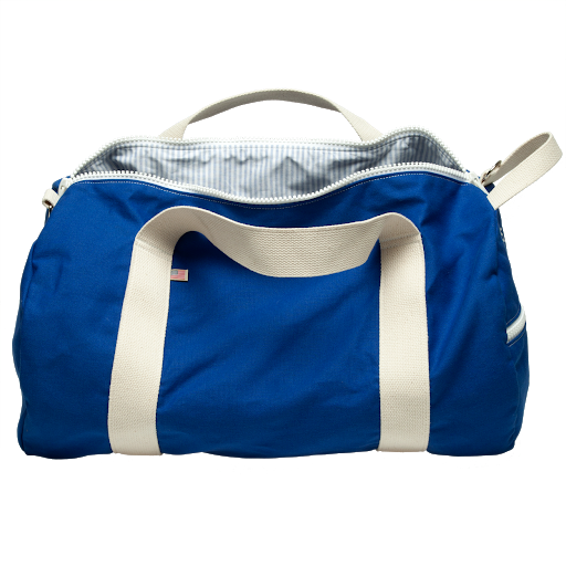 Blue Duffel Bag PNG HD Quality