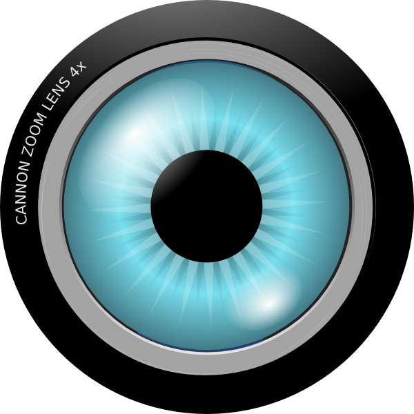 Blue Eye Lens PNG HD Quality