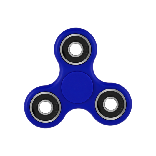 Blue Fidget Spinner PNG HD Quality