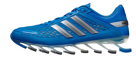Blue Running Adidas Shoes Transparent PNG