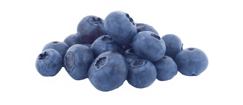 Blueberries Stack Raw Transparent PNG