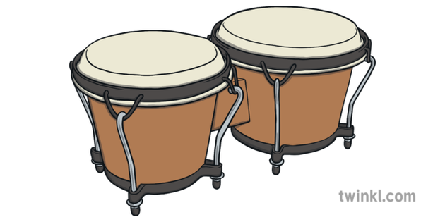 Bongo Drum Background PNG Image