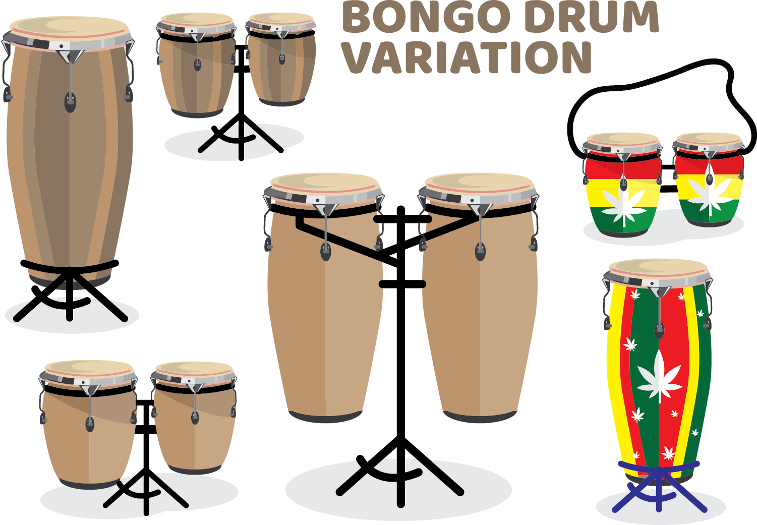 Bongo Drum No Background
