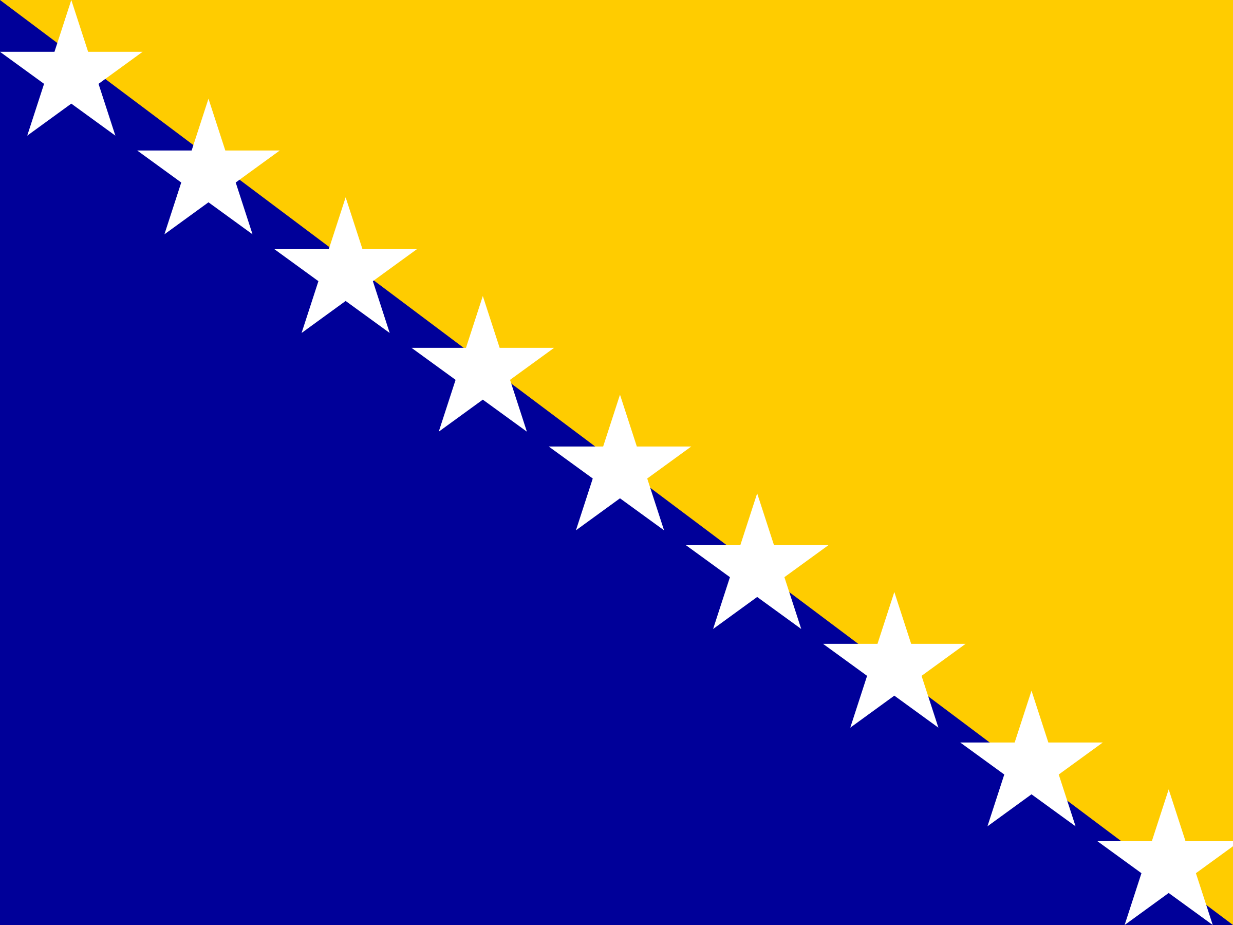 Bosnia And Herzegovina Flag Vector PNG Clipart Background