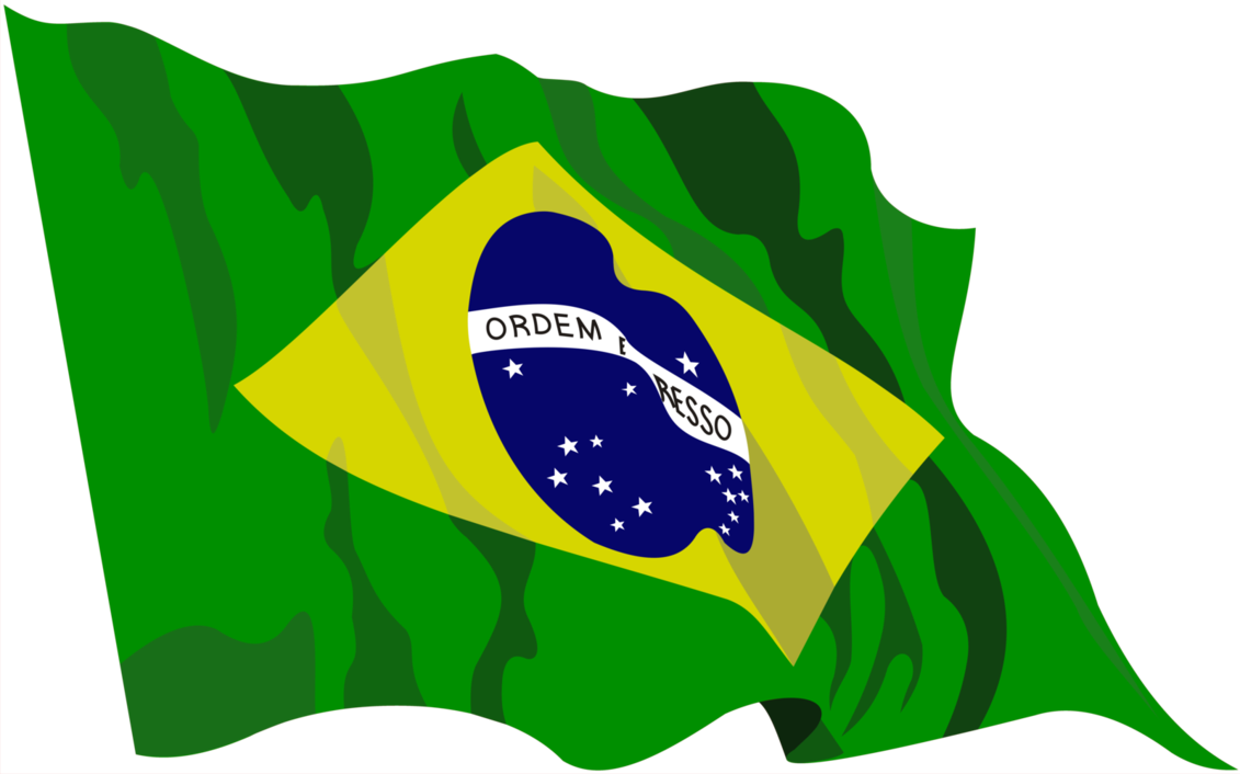 Brazil Flag Vector Background PNG Image