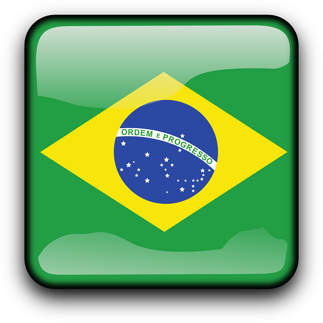 Brazil Flag Vector PNG Clipart Background