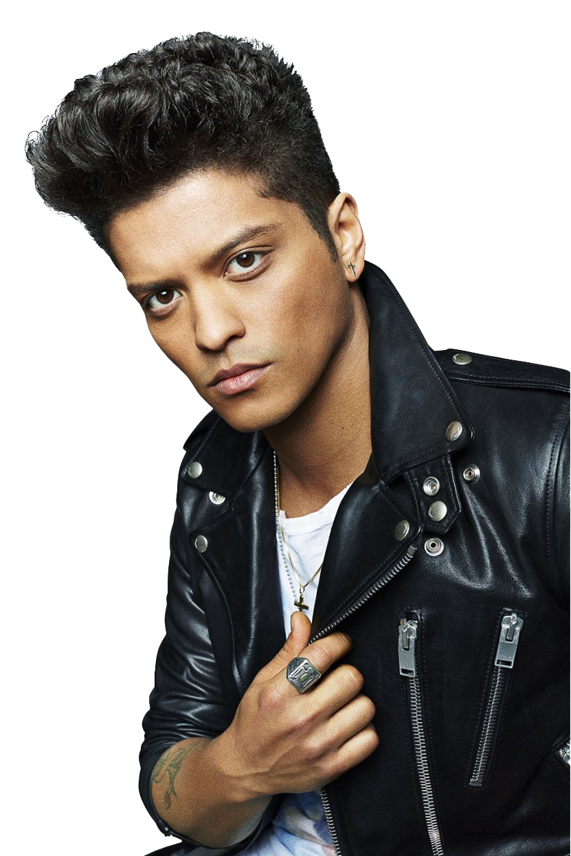 Bruno mars face download free PNG