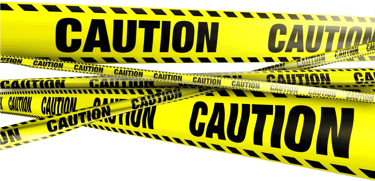 Caution Yellow Sign Police Tape PNG
