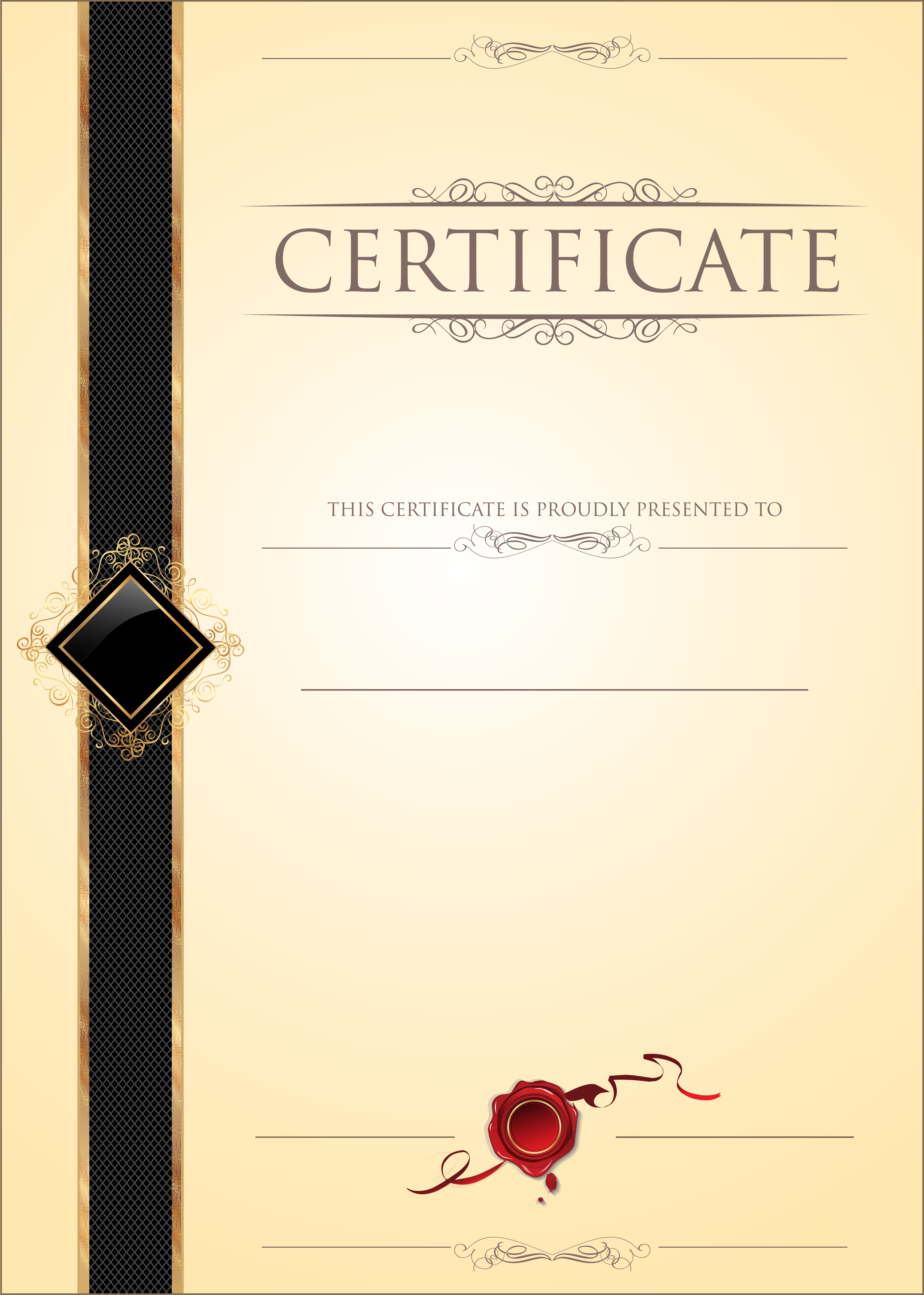 Certificate Background PNG Image