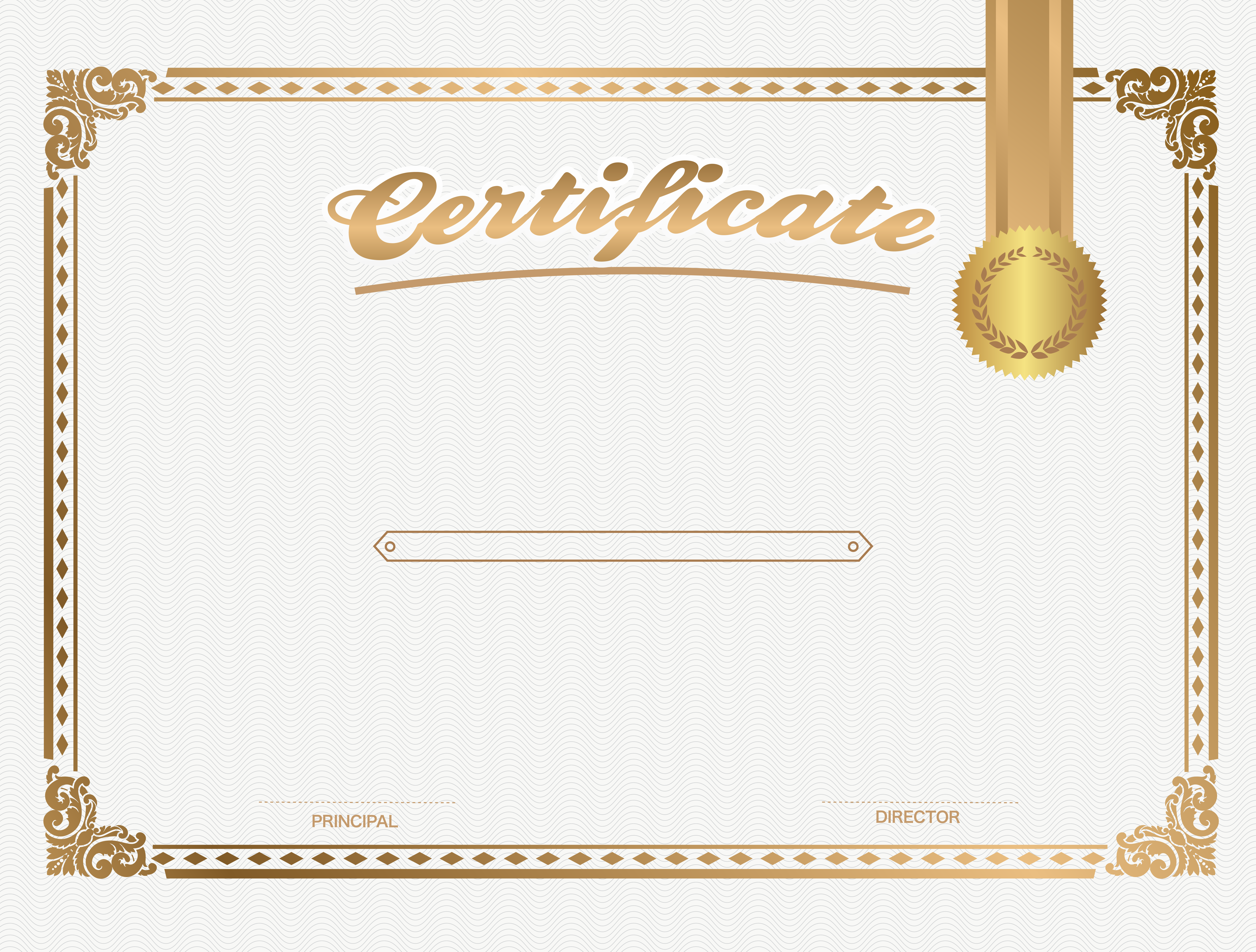 Certificate Design PNG Clipart Background