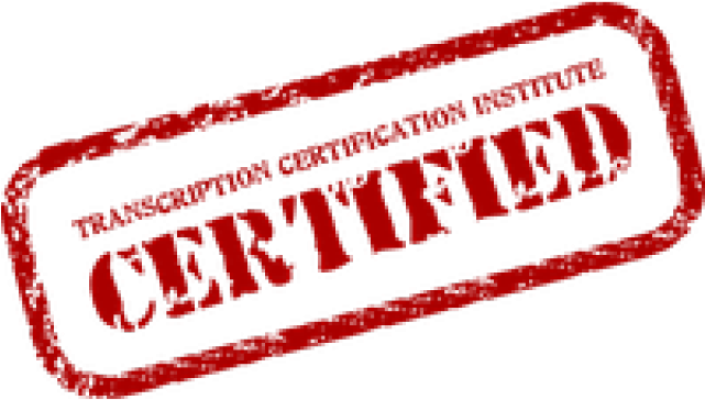 Certified Red Logo Transparent PNG