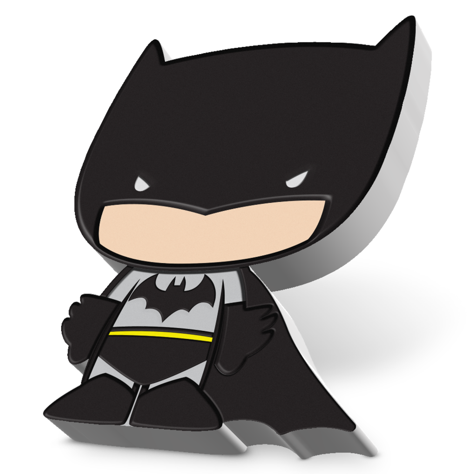 Chibi Batman 3D Transparent PNG