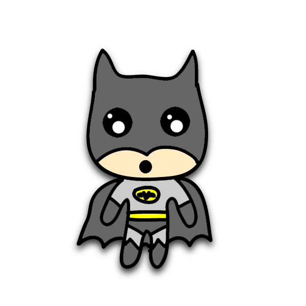 Chibi Batman Clipart Transparent PNG