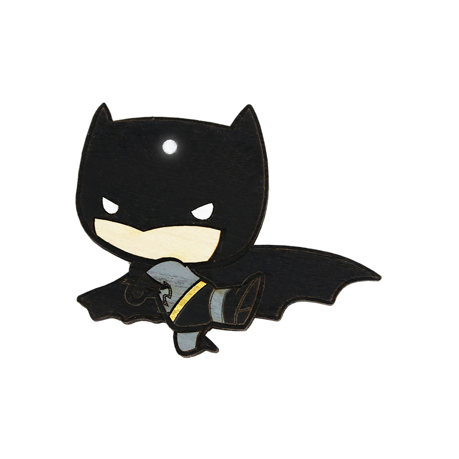 Chibi Batman Flying Cute Transparent PNG