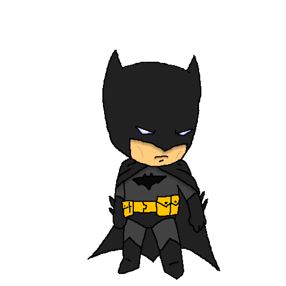 Chibi Batman Vector Transparent PNG