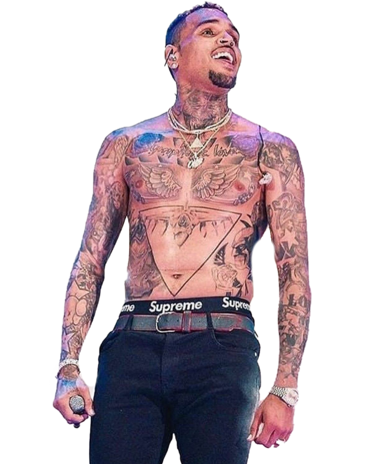 Chris Brown Body PNG Clipart Background